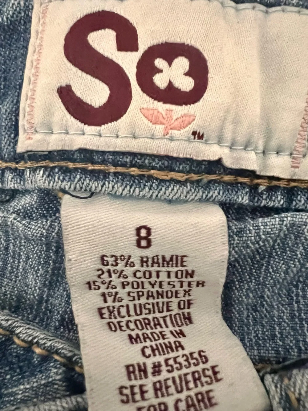 Girls' Light Blue Denim Shorts with Embroidered Hearts